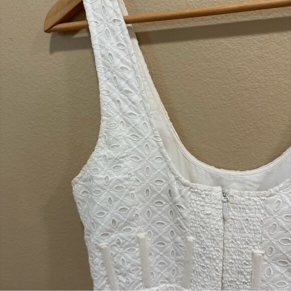 Zimmermann White Eyelet Lace Sexy Maxi Dress 1 Small - Picture 8 of 16